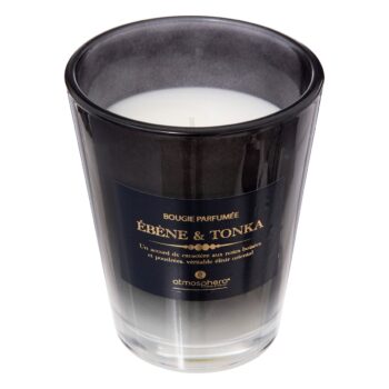 Bougie parfumée "Alma" Ébène et tonka, 270g