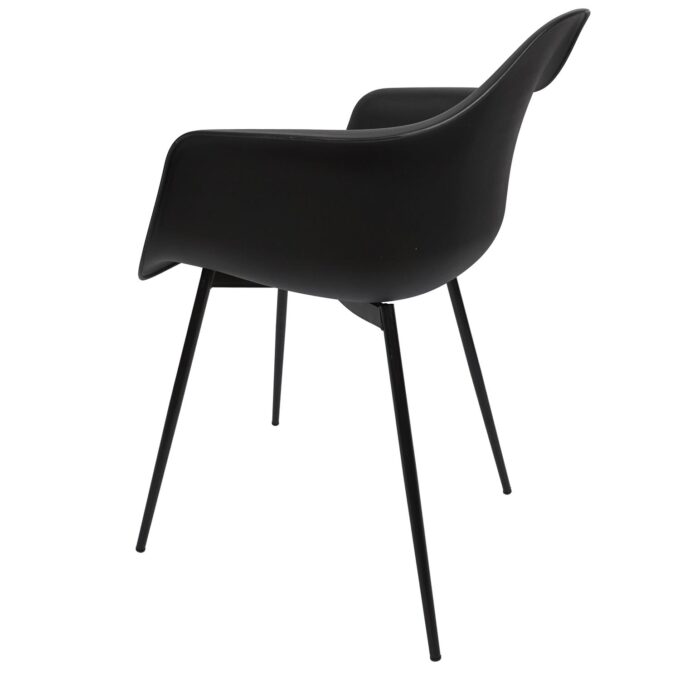 Lot 2 Chaises Fauteuils Gustav Noir