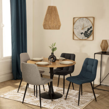 Chaise "Sirac" Bleu canard
