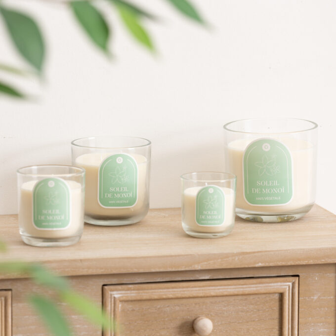 Bougie parfumée " Floa" Monoï, 350g