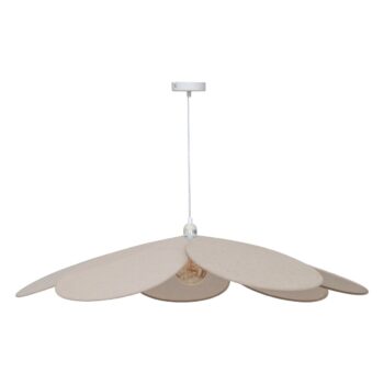 Suspension pétales "Naya" Beige, D. 100 cm
