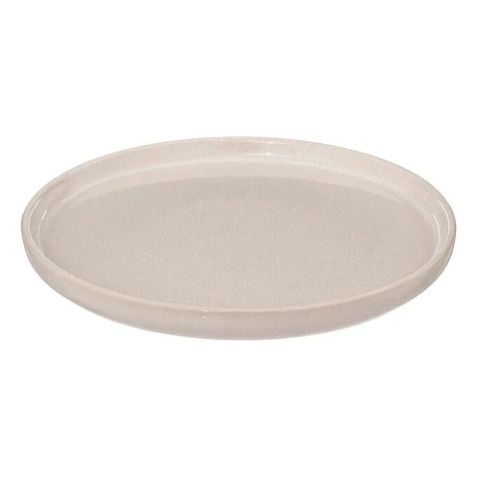 Lot de 6 Assiettes à Dessert "Terre Inconnue" 21cm Beige