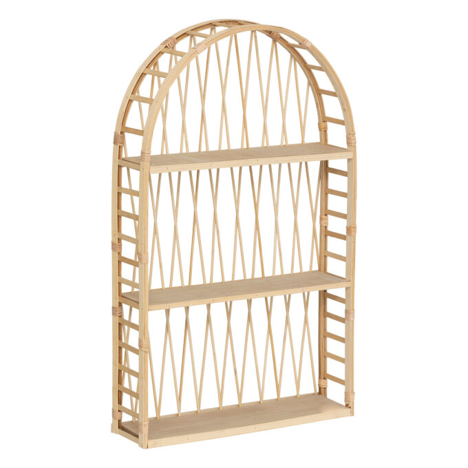 Etagère murale "Anahi" Bambou, Beige, 74x45 cm
