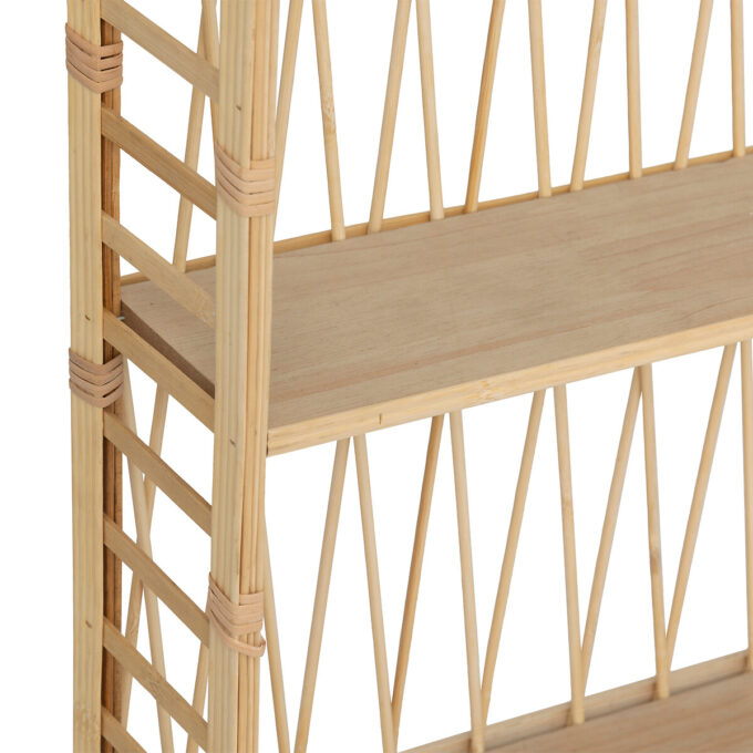 Etagère murale "Anahi" Bambou, Beige, 74x45 cm