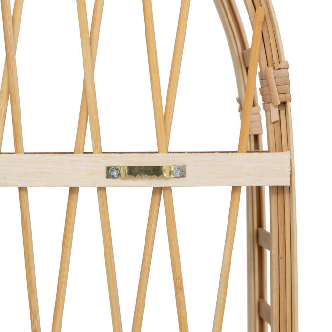 Etagère murale "Anahi" Bambou, Beige, 74x45 cm
