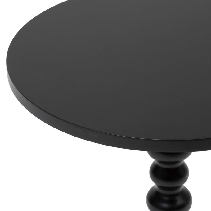 Table d'appoint "Alix" Noir, 50x38x38 cm
